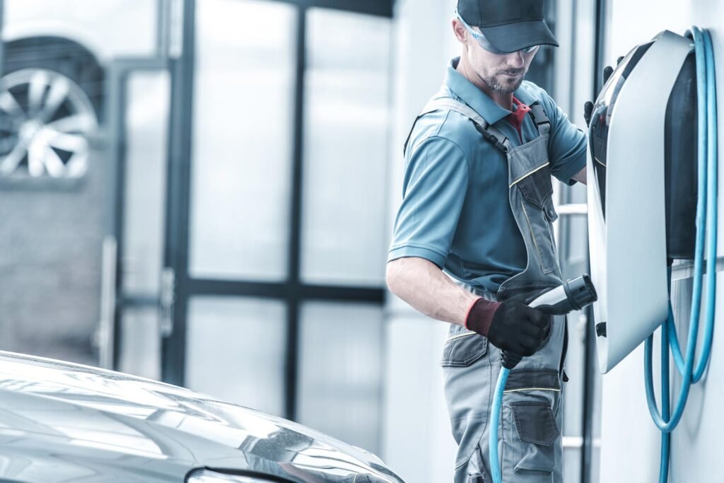 So what maintenance does an electric car with low battery ?